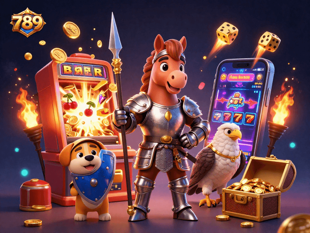 Experience the thrill of 789 with an explosive jackpot in this vibrant online casino scene.