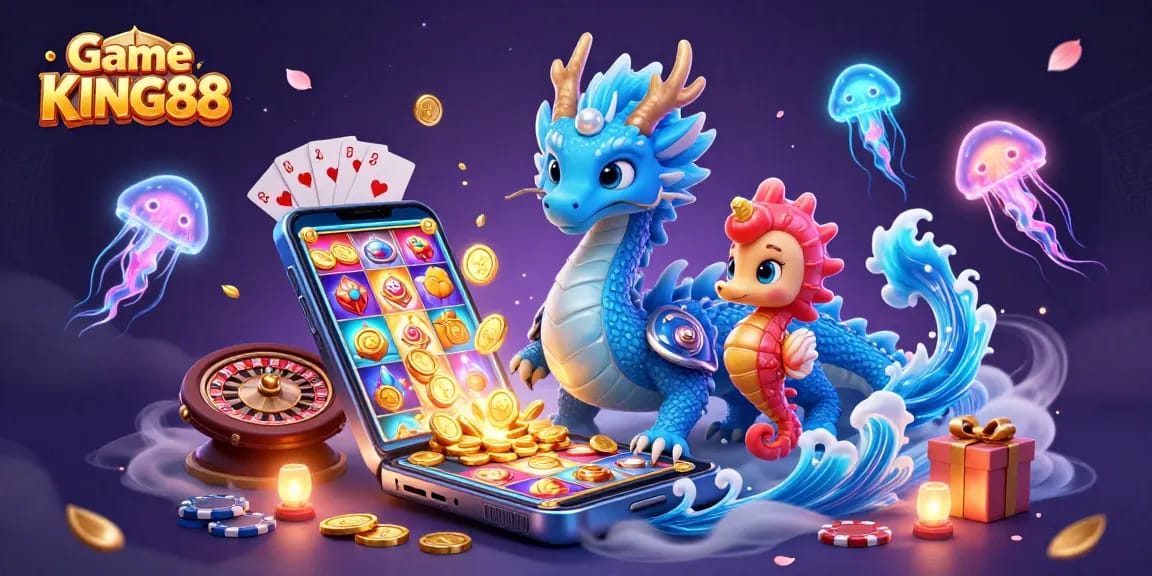Experience thrilling gaming with Game KING88 in a magical 3D casino world filled with adventure.