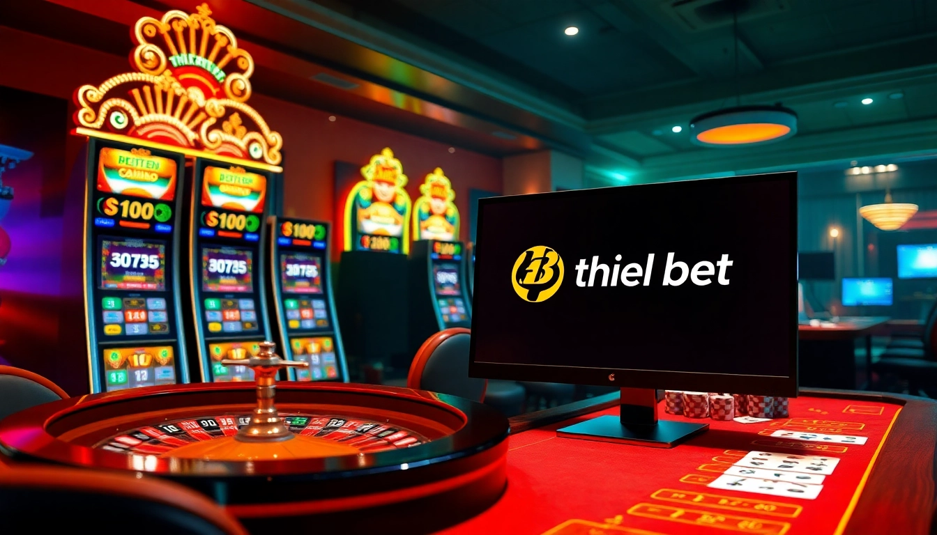 Experience the thrill of thien ha bet with vibrant casino action and immersive online gaming elements.