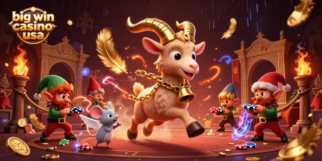 Experience thrilling gameplay at big win casino usa, featuring lively characters and crowded gaming elements.