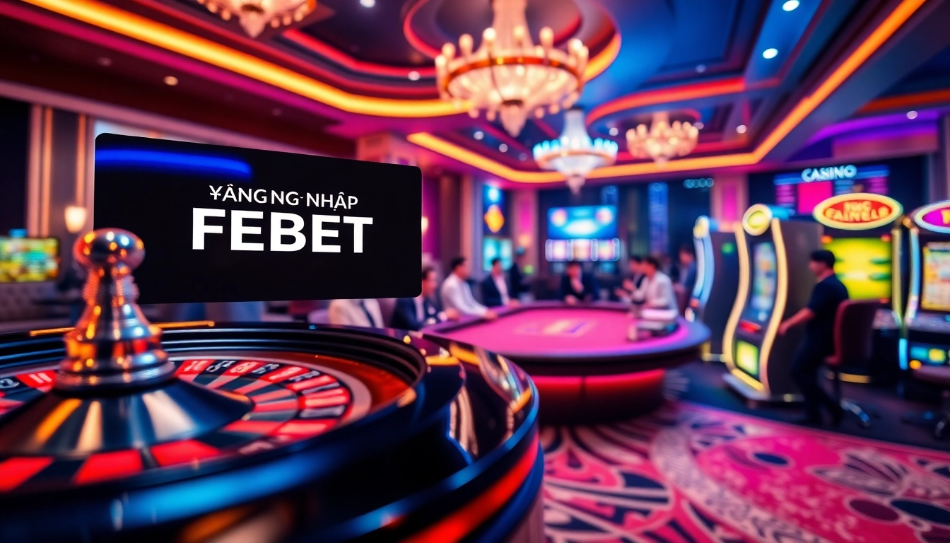 Experience high-stakes fun as you ĐĂNG NHẬP FEBET and dive into thrilling casino games.