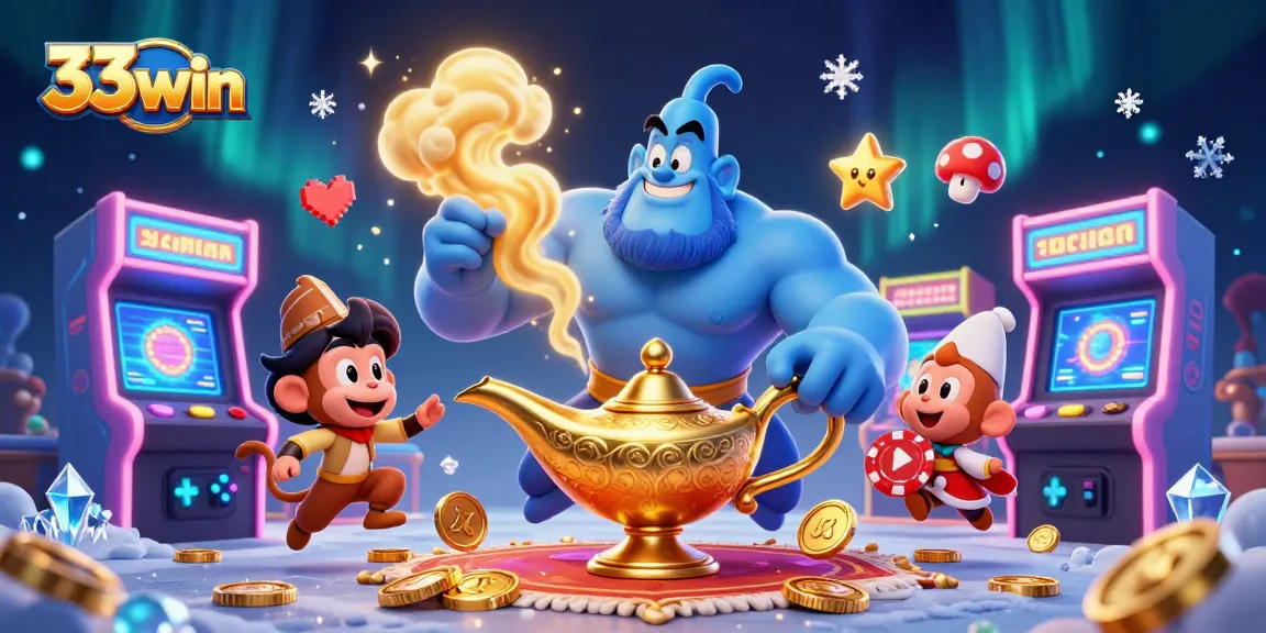 Play exciting casino games at 33win with vibrant 3D characters and dynamic gaming elements.