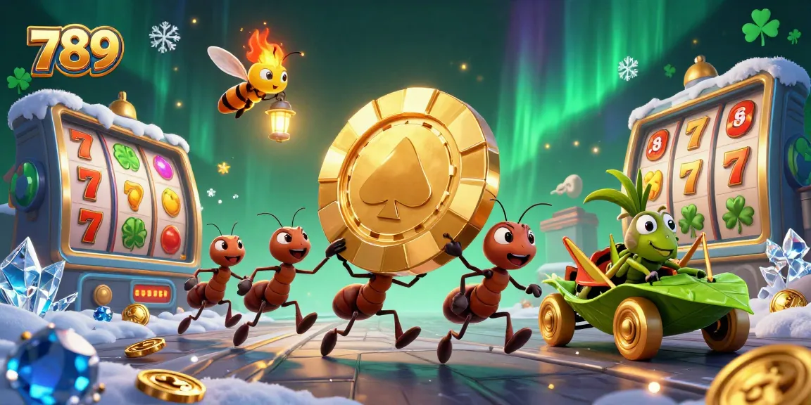 Place bets and enjoy the 789-themed slot game with lively characters and vibrant visuals.