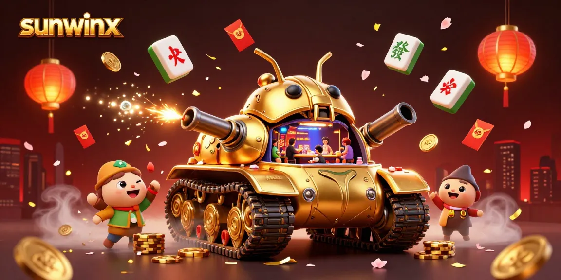 Engage with thrilling gameplay at sunwinx inside an elaborate casino beetle tank illustration.