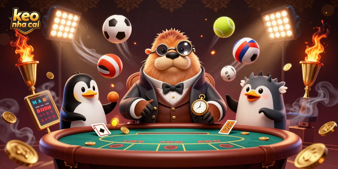 Engage in keo nha cai action surrounded by dynamic sports elements at an underwater poker game.